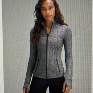 Lululemon Define Jacket size 18 Heathered Black